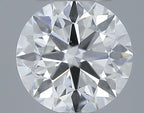 Diamante Naturale Taglio Brillante 0.54ct 3EX F VS2 - IGI - 5.18x5.2x3.22mm