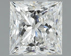 Diamante Naturale Taglio Princess 0.61ct EX/EX F VS2 - GIA - 4.63x4.6x3.33mm