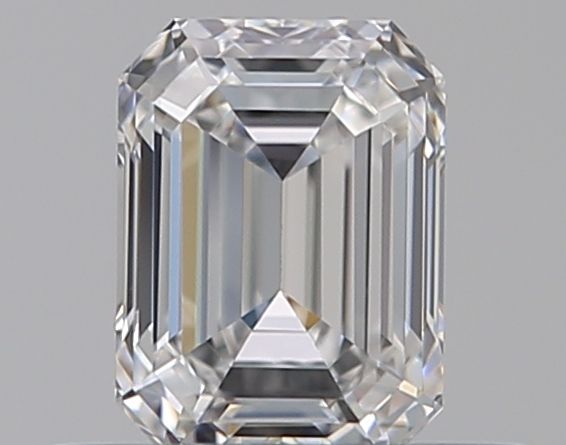 Diamante Naturale Taglio Smeraldo 0.42ct VG/EX D VVS2 - GIA - 4.86x3.6x2.46mm
