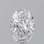 Diamante Naturale Taglio Ovale 0.9ct EX/EX E VVS2 - GIA - 8.07x5.31x3.11mm