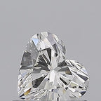 Diamante Naturale Taglio Cuore 0.51ct VG/EX G IF - GIA - 5.2x5.75x3.11mm