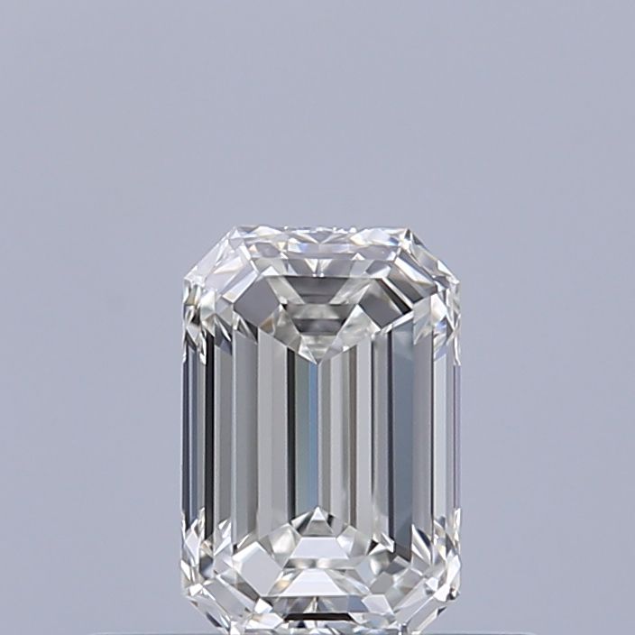 Diamante Naturale Taglio Smeraldo 0.4ct VG/EX G IF - GIA - 5.21x3.45x2.31mm