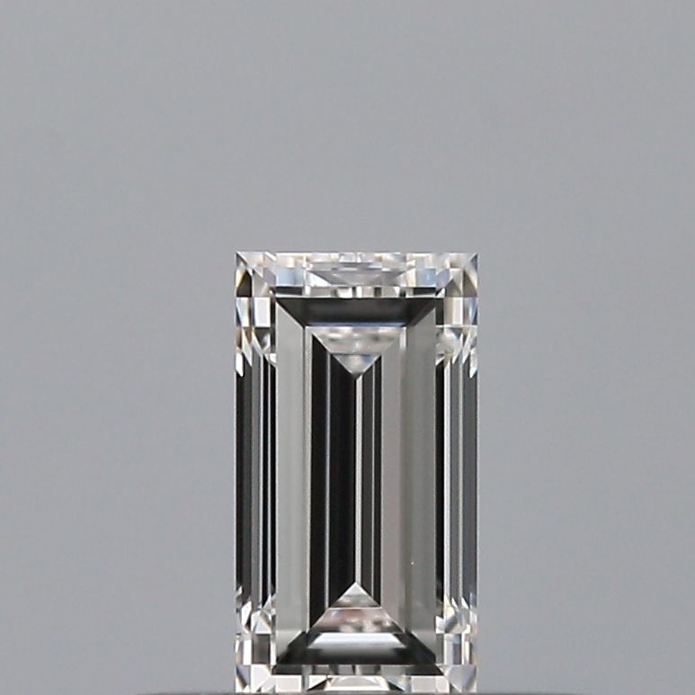 Diamante Naturale Taglio Baguette 0.26ct EX/EX E VVS1 - GIA - 4.96x2.61x1.92mm