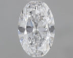 Diamante Naturale Taglio Ovale 0.5ct G/EX D VS1 - GIA - 6.64x4.28x2.6mm