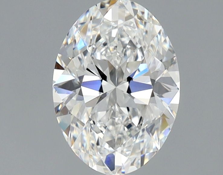 Diamante Naturale Taglio Ovale 1.23ct EX/EX E VS1 - GIA - 8.49x6.07x3.81mm