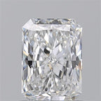 Diamante Naturale Taglio Radiant 0.9ct VG/EX F VVS1 - GIA - 6.8x4.9x3.05mm