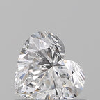 Diamante Naturale Taglio Cuore 0.5ct EX/VG D VVS2 - GIA - 4.99x5.53x3.16mm
