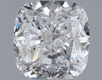 Diamante Taglio Cushion Brillante 0.5ct VG/EX E VVS1 - GIA - 4.54x4.28x2.96mm