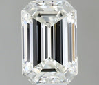 Diamante Naturale Taglio Smeraldo 0.41ct VG/EX H IF - IGI - 5.24x3.49x2.34mm