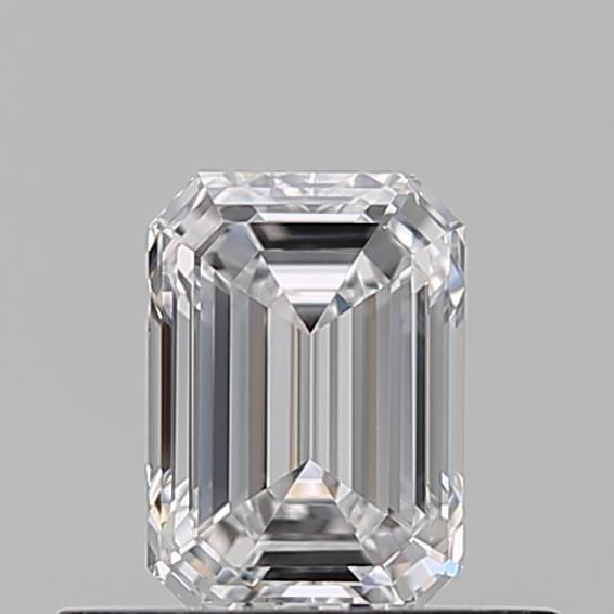 Diamante Naturale Taglio Smeraldo 0.5ct VG/EX D IF - GIA - 5.28x3.75x2.56mm
