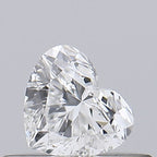 Diamante Naturale Taglio Cuore 0.25ct VG/VG F VS2 - GIA - 3.7x4.29x2.63mm
