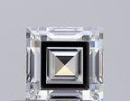 Diamante Taglio Radiant Quadrato 0.37ct EX/EX G VVS2 - GIA - 3.83x3.79x2.56mm