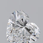 Diamante Naturale Taglio Cuore 1.01ct EX/EX E VVS1 - GIA - 6.21x6.9x4.09mm