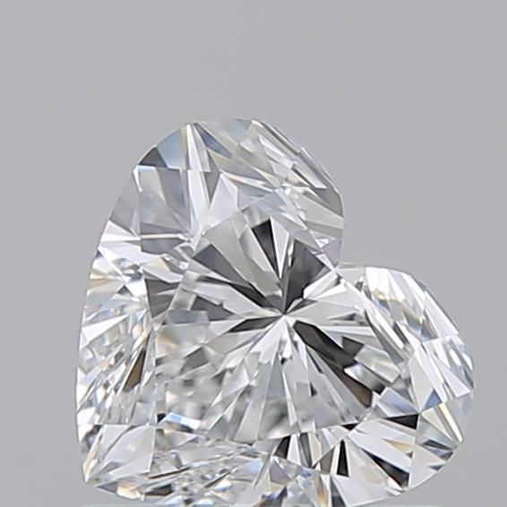 Diamante Naturale Taglio Cuore 1.01ct EX/EX E VVS1 - GIA - 6.21x6.9x4.09mm
