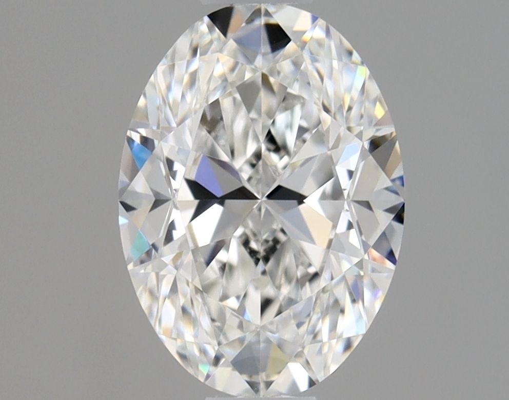 Diamante Naturale Taglio Ovale 1ct EX/EX F VVS1 - GIA - 7.64x5.49x3.53mm