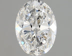 Diamante Naturale Taglio Ovale 1.01ct VG/VG E VVS1 - GIA - 7.41x5.43x3.54mm