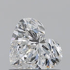 Diamante Naturale Taglio Cuore 0.7ct VG/VG F VVS2 - GIA - 5.42x6.09x3.64mm