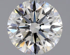 Diamante Naturale Taglio Brillante 1.1ct 3EX J VS2 - GIA - 6.58x6.55x4.1mm