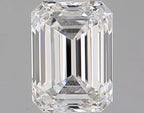 Diamante Naturale Taglio Smeraldo 0.72ct VG/EX F VVS2 - GIA - 5.83x4.24x2.82mm