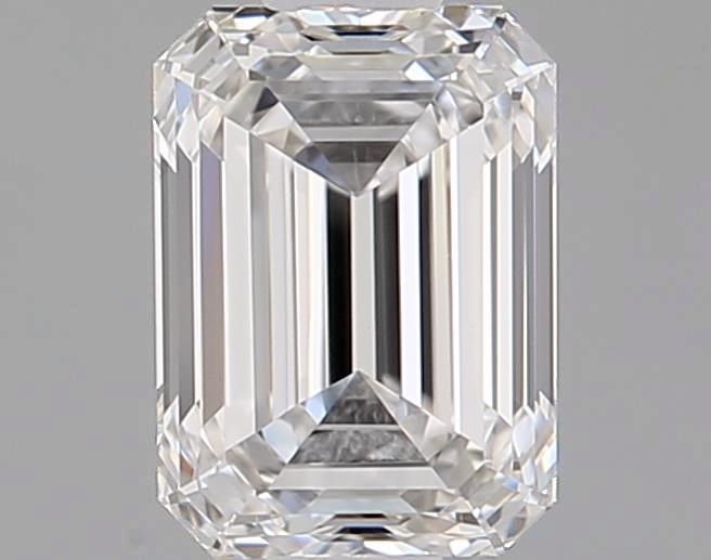 Diamante Naturale Taglio Smeraldo 0.72ct VG/EX F VVS2 - GIA - 5.83x4.24x2.82mm