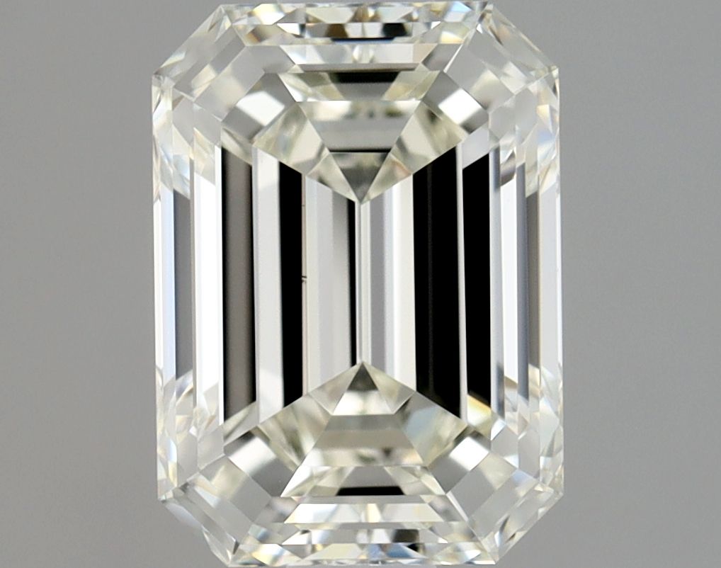 Diamante Naturale Taglio Smeraldo 1.5ct EX/VG J VS1 - GIA - 7.65x5.51x3.69mm