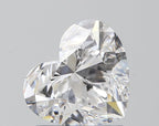 Diamante Naturale Taglio Cuore 1.41ct EX/EX D IF - GIA - 6.59x7.48x4.77mm