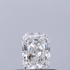 Diamante Naturale Taglio Radiant 0.31ct EX/EX D FL - GIA - 4.6x3.39x2.29mm