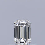 Diamante Naturale Taglio Smeraldo 0.32ct G/EX D VVS1 - GIA - 4.96x3.17x2.09mm