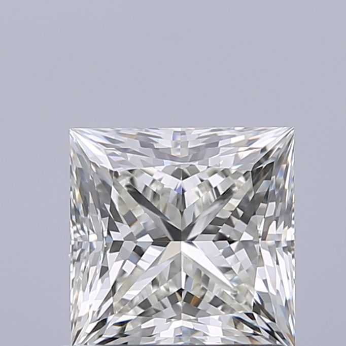Diamante Naturale Taglio Princess 0.91ct EX/EX J VVS1 - GIA - 5.23x5.15x3.84mm
