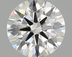 Diamante Naturale Taglio Brillante 0.93ct 3EX J IF - GIA - 6.27x6.31x3.84mm