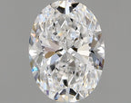 Diamante Naturale Taglio Ovale 1.01ct EX/EX E VS2 - GIA - 7.59x5.54x3.56mm