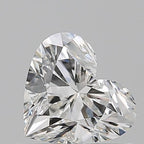 Diamante Naturale Taglio Cuore 0.7ct VG/VG I IF - GIA - 5.51x6.2x3.7mm