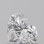 Diamante Naturale Taglio Cuore 0.6ct EX/VG D VVS2 - GIA - 4.87x5.77x3.62mm