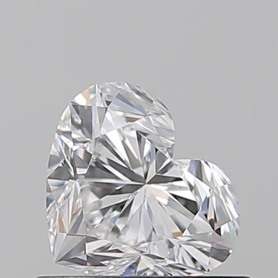 Diamante Naturale Taglio Cuore 0.6ct EX/VG D VVS2 - GIA - 4.87x5.77x3.62mm