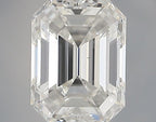 Diamante Naturale Taglio Smeraldo 0.52ct EX/EX F VS1 - GIA - 5.22x3.95x2.72mm