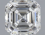 Diamante Naturale Taglio Asscher 0.53ct EX/EX I VVS2 - GIA - 4.45x4.39x2.95mm