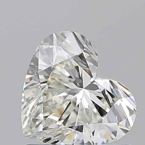 Diamante Naturale Taglio Cuore 1.04ct EX/EX J VVS1 - GIA - 6.31x7.09x4.0mm