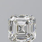 Diamante Naturale Taglio Asscher 0.7ct VG/EX J VVS1 - GIA - 4.84x4.82x3.31mm