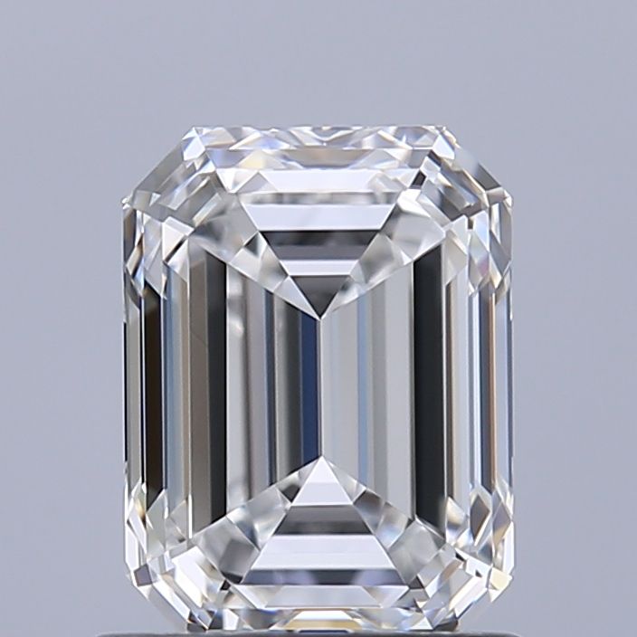 Diamante Naturale Taglio Smeraldo 1.02ct VG/EX E IF - GIA - 6.48x4.79x3.31mm