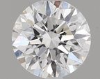 Diamante Naturale Taglio Brillante 0.5ct 3EX D VVS2 - GIA - 5.11x5.08x3.18mm