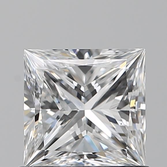 Diamante Naturale Taglio Princess 0.9ct G/EX E VS1 - GIA - 5.43x5.36x4.0mm