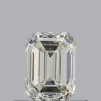 Diamante Naturale Taglio Smeraldo 0.51ct VG/EX J VVS1 - GIA - 5.24x3.78x2.63mm