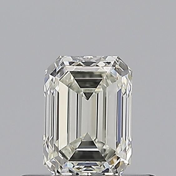 Diamante Naturale Taglio Smeraldo 0.51ct VG/EX J VVS1 - GIA - 5.24x3.78x2.63mm