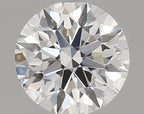Diamante Naturale Taglio Brillante 0.5ct 3EX G VVS1 - IGI - 5.04x5.08x3.16mm