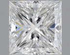 Diamante Naturale Taglio Princess 0.9ct VG/EX F VS1 - GIA - 5.41x5.28x3.99mm
