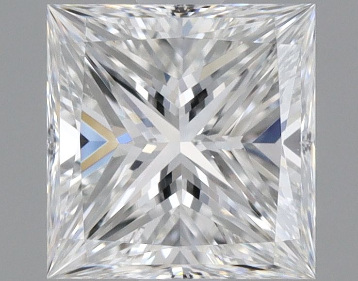 Diamante Naturale Taglio Princess 0.9ct VG/EX F VS1 - GIA - 5.41x5.28x3.99mm