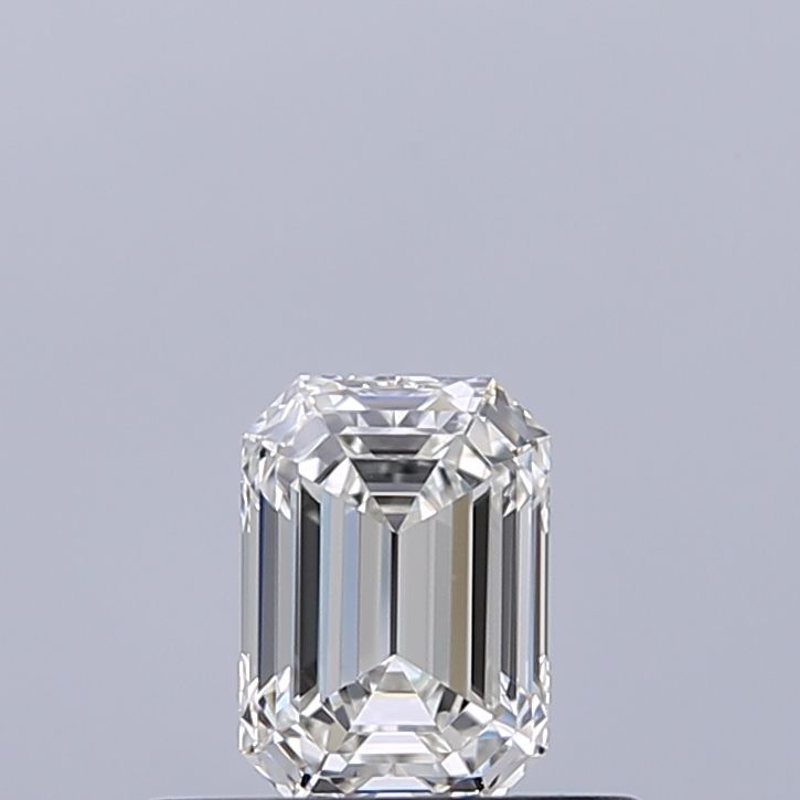 Diamante Naturale Taglio Smeraldo 0.4ct VG/EX H FL - GIA - 5.0x3.55x2.34mm