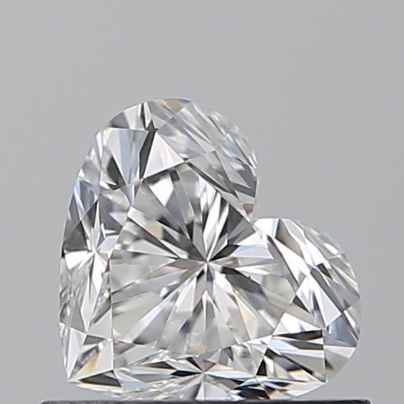 Diamante Naturale Taglio Cuore 0.7ct VG/VG F VS1 - GIA - 5.33x6.13x3.65mm