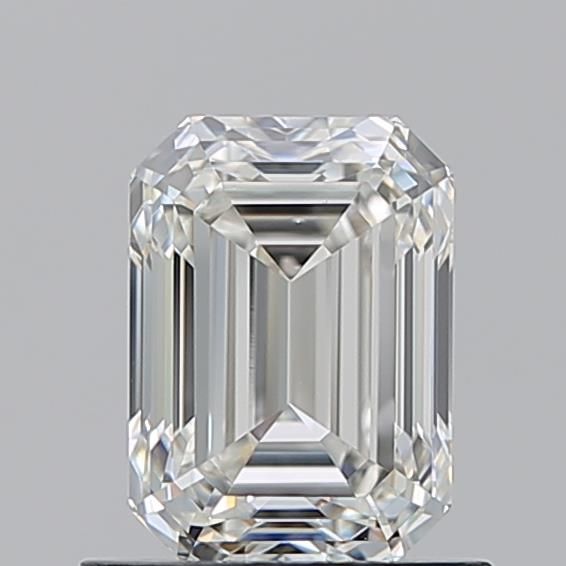 Diamante Naturale Taglio Smeraldo 1.01ct VG/EX H VS1 - GIA - 6.53x4.71x3.29mm