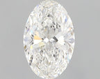 Diamante Naturale Taglio Ovale 0.6ct VG/VG F VVS1 - GIA - 7.09x4.63x2.88mm